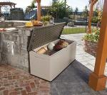 Lifetime 130 Gallon Extra Large Deck Box Sand/Brown