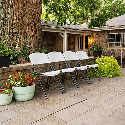 4 Pack Lifetime 42810 Light Commercial Folding Chairs
