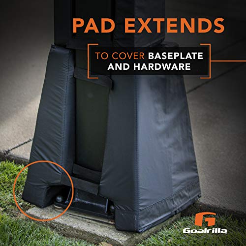Goalrilla Weatherproof Basketball Pole Pad, Ultimate Protection, Black