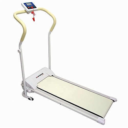Powerful Confidence Motorized Treadmill for Fitness in White