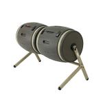 Double Bin Rotating Composter & Green Pig Compost Accelerator