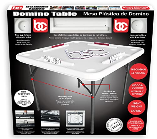 Benecasa Domino Game Table Molded for Maximum Fun