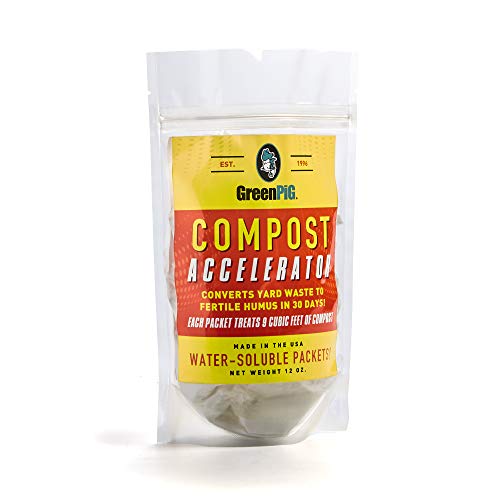 Double Bin Rotating Composter & Green Pig Compost Accelerator