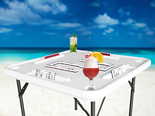 Benecasa Domino Game Table Molded for Maximum Fun