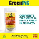 Double Bin Rotating Composter & Green Pig Compost Accelerator