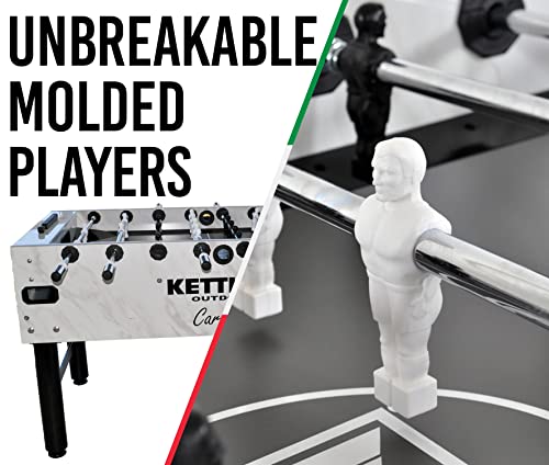 KETTLER Carrara Outdoor Foosball Table with 10 Balls