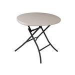 Folding Round Table - Lifetime 29" x 36"/33