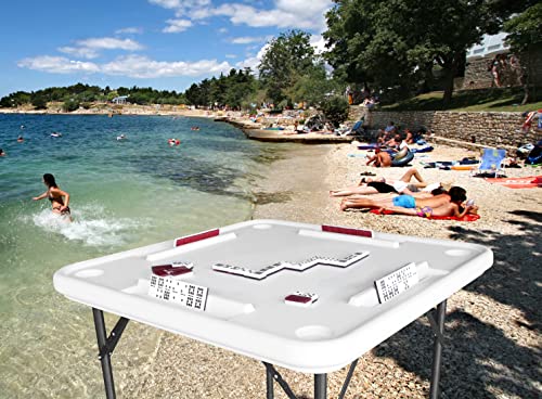 Benecasa Domino Game Table Molded for Maximum Fun