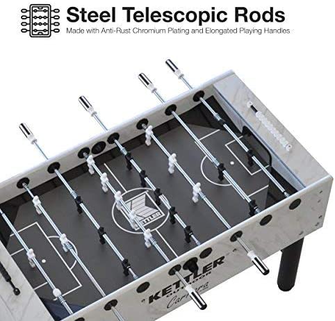 KETTLER Carrara Outdoor Foosball Table with 10 Balls