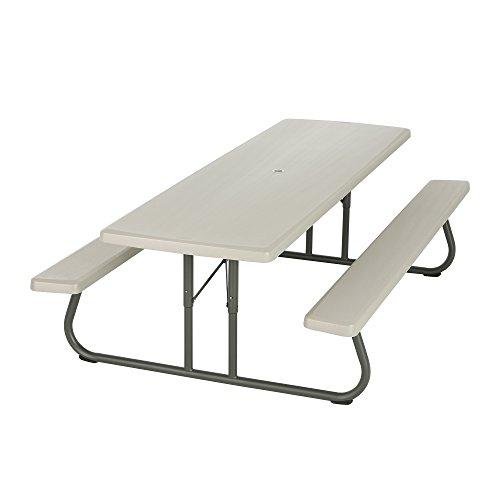 8' Folding Picnic Table with Benches by Lifetime