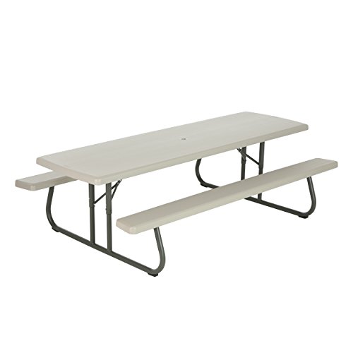 8' Folding Picnic Table with Benches by Lifetime