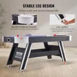 72" LED Air Hockey Table for Family Fun