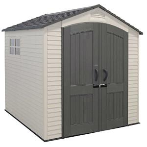 Lifetime Outdoor Storage Shed in Desert Sand, 7'x7