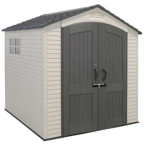 Lifetime Outdoor Storage Shed in Desert Sand, 7'x7
