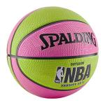 Spalding NBA Varsity Pink/Green 28.5" Outdoor Basketball