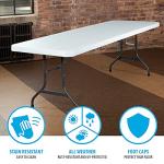 Set of 4 Folding Utility Tables, 8 Feet