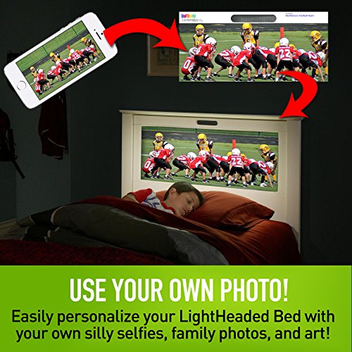 Montgomery Kids Twin Bed in White with Lights