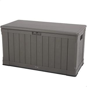 Lifetime 60089 Deck Storage Box, 116 gal, brown