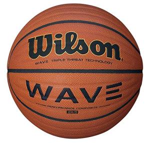 Wilson NCAA Wave Basketball, Orange Microfiber Composite
