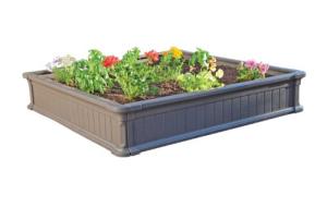 Lifetime 60065 4x4 Feet Raised Garden Bed, 1 Bed