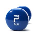 Power Systems Vinyl Coated Dumbbell, 8 lbs, Dark Blue