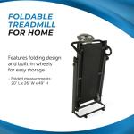 Avari Stamina Magnetic Manual Folding Treadmill - Smart Workout App