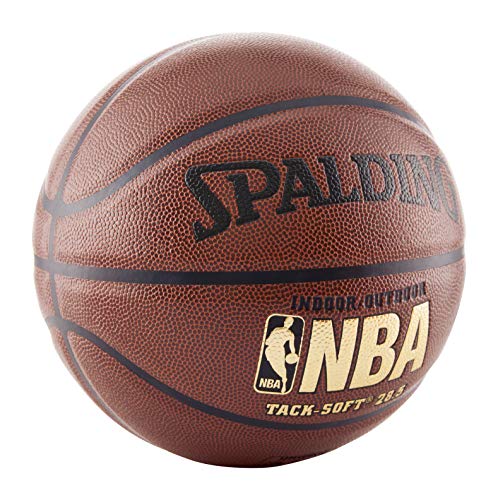 Spalding NBA Tack Soft Basketball, Brown, Size 6