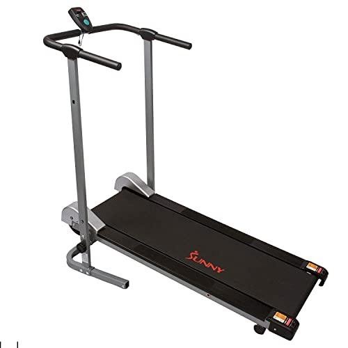 Compact Foldable Manual Treadmill for Home Office Cardio