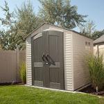 Lifetime Outdoor Storage Shed in Desert Sand, 7'x7