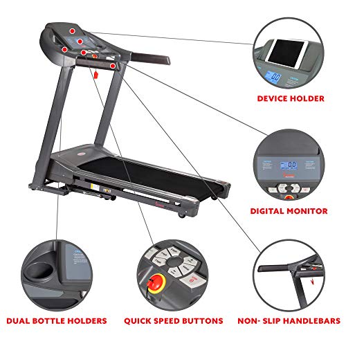 Sunny Health & Fitness T7643 Heavy Duty Walking Treadmill