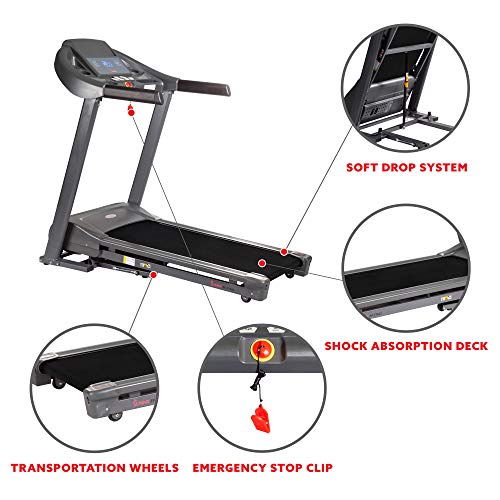 Sunny Health & Fitness T7643 Heavy Duty Walking Treadmill