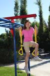 Colorful Lifetime Monkey Bar Adventure Swing Set