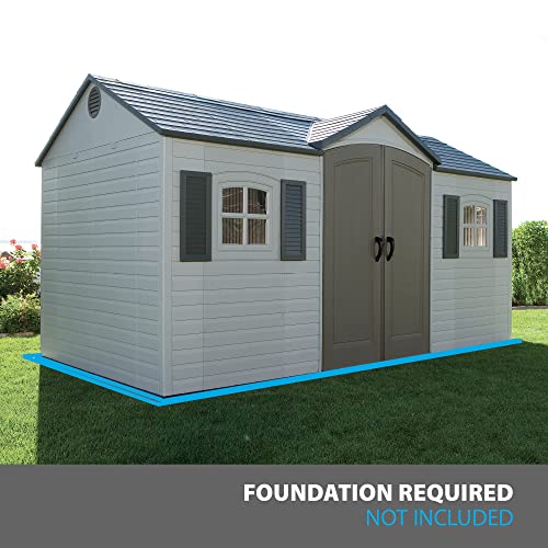 Lifetime Outdoor Storage Shed, 8 x 15 - Desert Sand