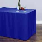 Royal Blue 4 ft. Fitted Tablecloth for Sporting Goods