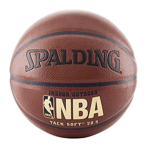 Spalding NBA Tack Soft Basketball, Brown, Size 6