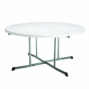 Lifetime 25402 Commercial Round Fold In Half Table