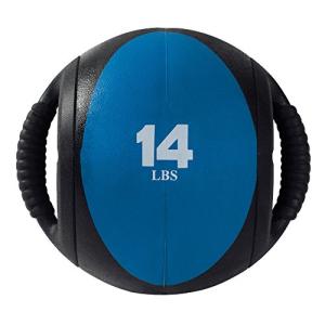 12lb Medicine Ball with Dual Handles, 9" Diameter