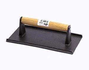 8" Barbecue BBQ Grill Steak Weights, Heavy-Duty Cast Iron