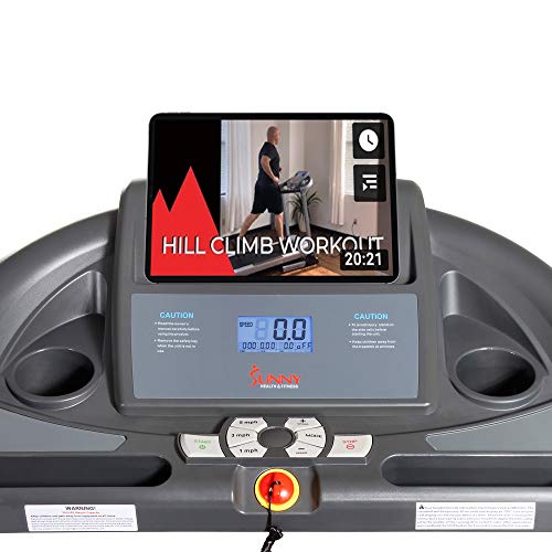 Sunny Health & Fitness T7643 Heavy Duty Walking Treadmill