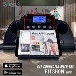 Smart Folding Treadmill with Sports App - Bluetooth Compatible