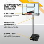 Lifetime 90176 Portable Basketball System with 52" Backboard