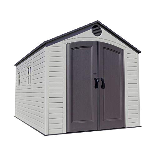 Outdoor Storage Shed, Desert Sand, 8 x 15 ft