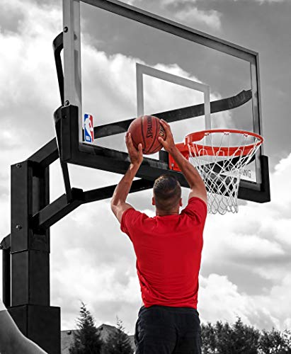 Spalding 60" Glass Arena View In-Ground Hoop