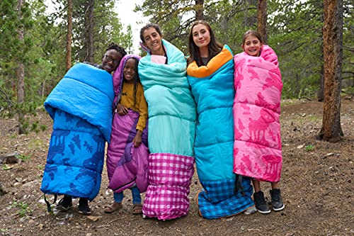 Wenzel Moose Boys Sleeping Bag in Blue, 40-Degree
