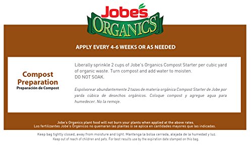 Jobe's Organics Fast Acting Fertilizer Compost Starter, 4 lbs