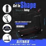 Smart Folding Treadmill with Sports App - Bluetooth Compatible