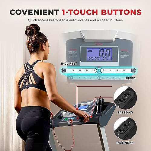 SF-T7515 Smart Treadmill with Auto Incline and Bluetooth