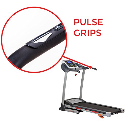 Sunny Health & Fitness Motorized Treadmill with LCD Display