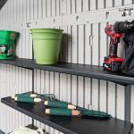 Outdoor Storage Shed, Desert Sand, 8 x 15 ft