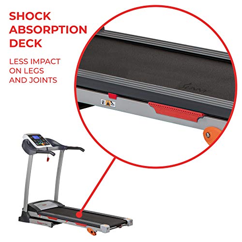 Sunny Health & Fitness Motorized Treadmill with LCD Display